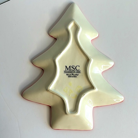 CHRISTMAS TREE PLATE & SPREADERS - Picture 4 of 4